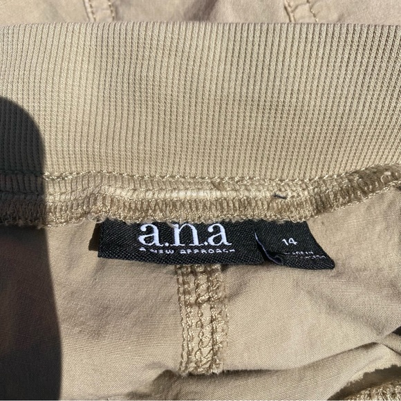 Tan and Blue Shorts (2 shorts lot) by Ana - size 14 - Picture 4 of 4